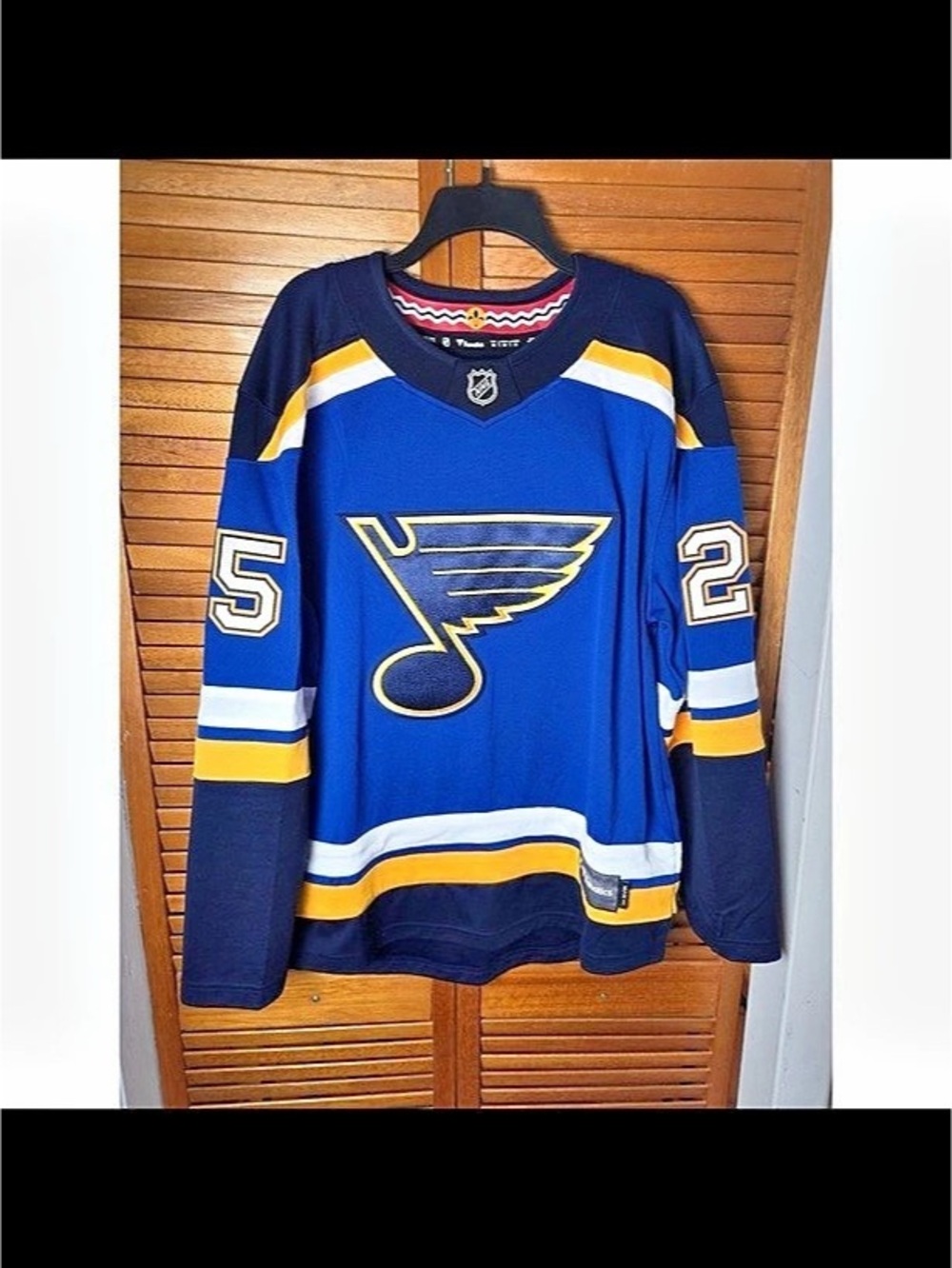 St Louis Blues Jordan Kyrou Fanatics Breakaway Home Jersey Mens Medium